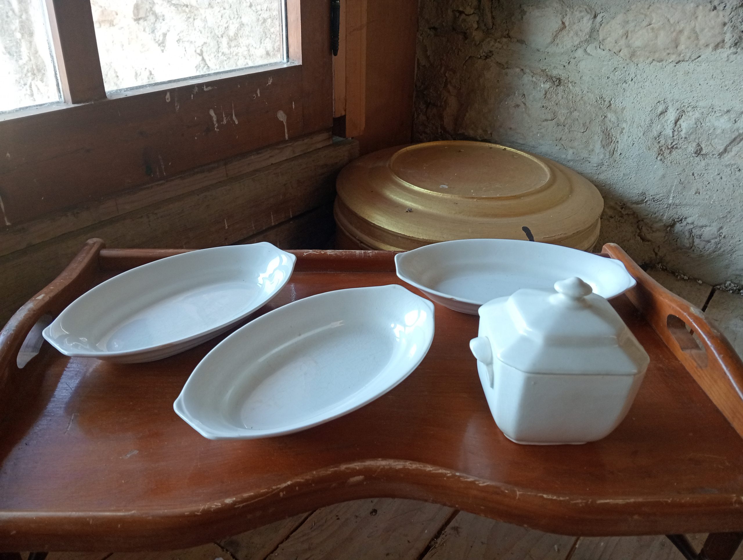 JOC DE SAFATES PORCELLANA BLANCA
