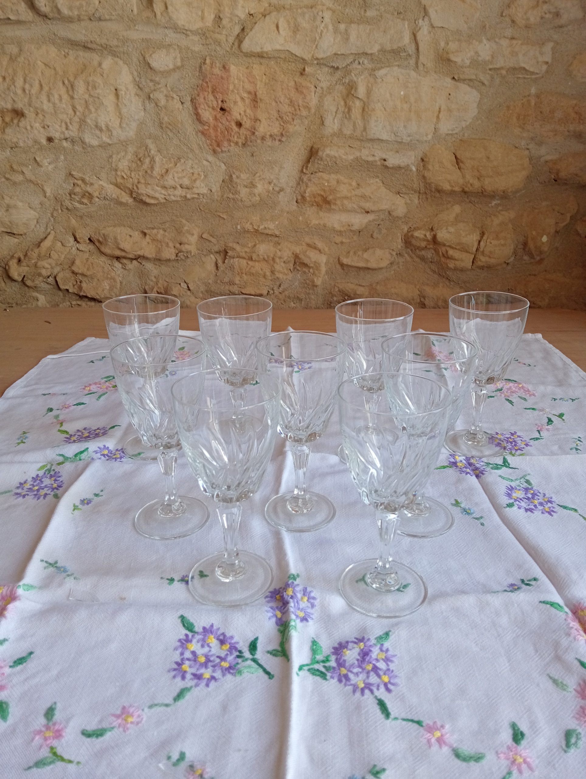 COPES AIGUA VIDRE TALLAT